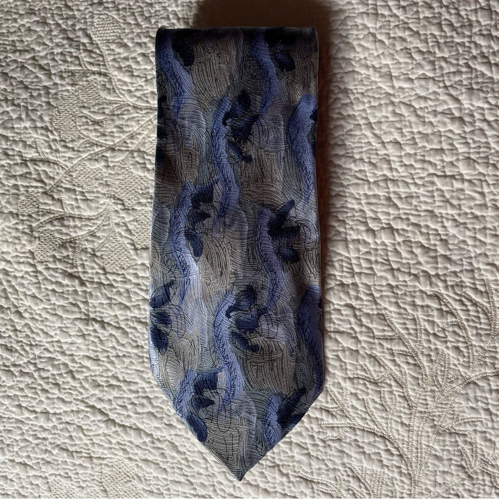 J. Garcia silk Necktie from the Banyan Trees II Collection 14